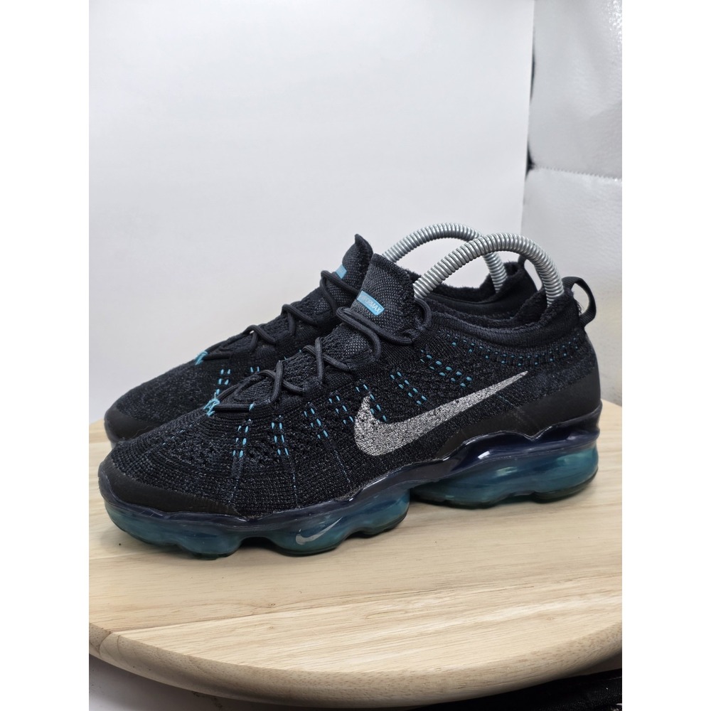 Women's Size 8 - Nike Air VaporMax 2023 Flyknit Black Teal DV6840-004